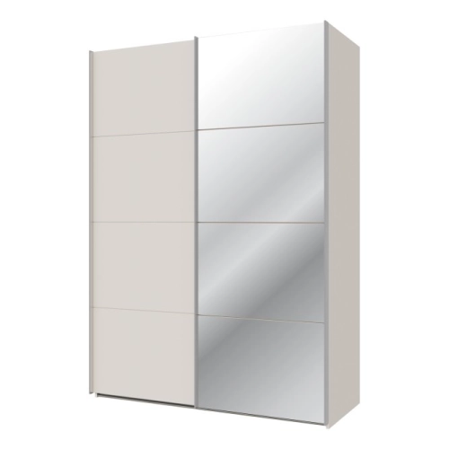 Szafa ubraniowa z lustrem 150 cm Kolor Piaskowy